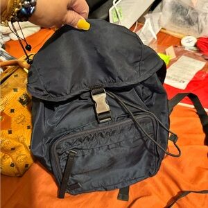 Prada Black Nylon Backpack